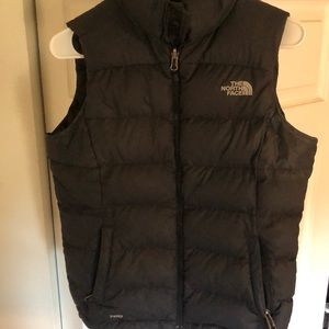 Black North Face Puffy Vest
